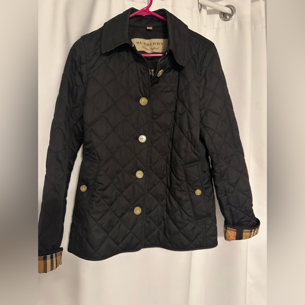 Burberry Quilted Black Jacket